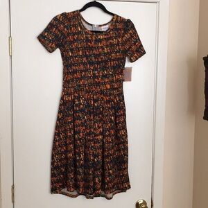XS LuLaRoe Amelia Dress B04 30